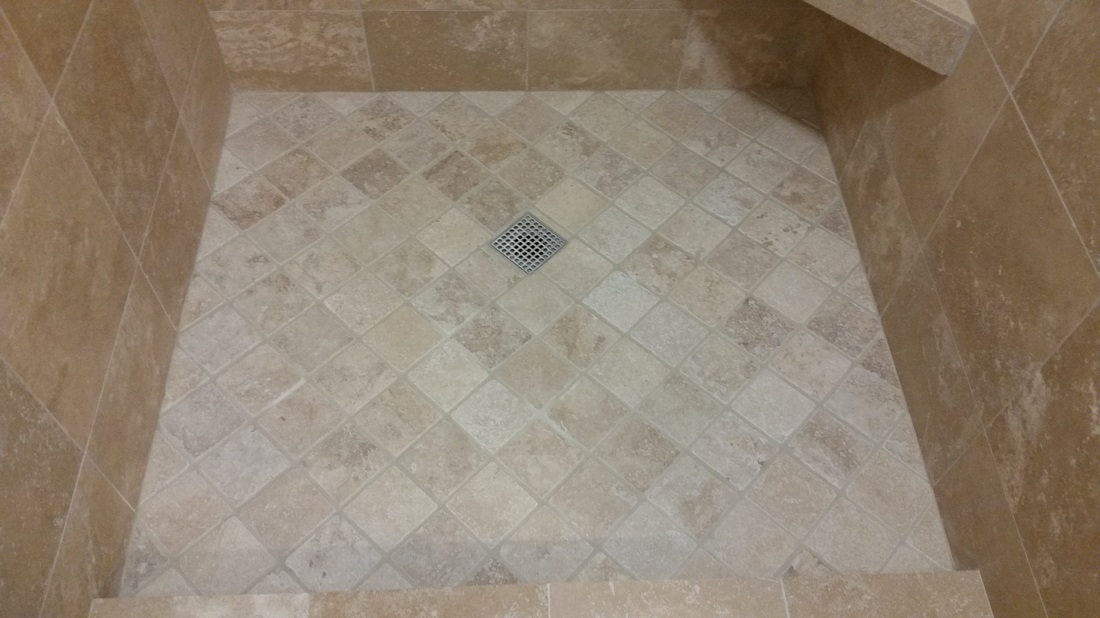 Stone Shower Floor Accent Tile Company